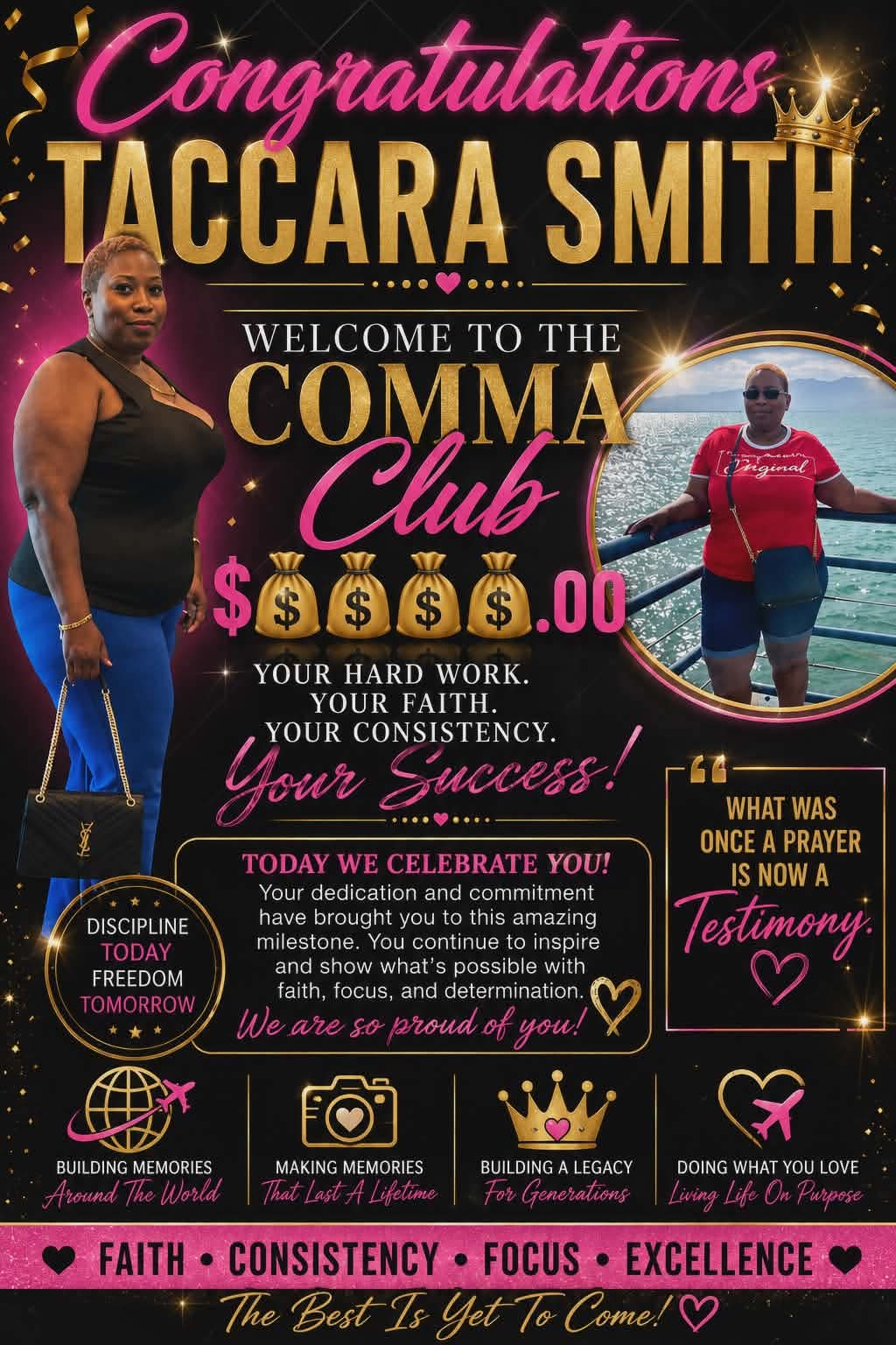 Tagcara Smith welcomed to the Travel Dynasty Comma Club